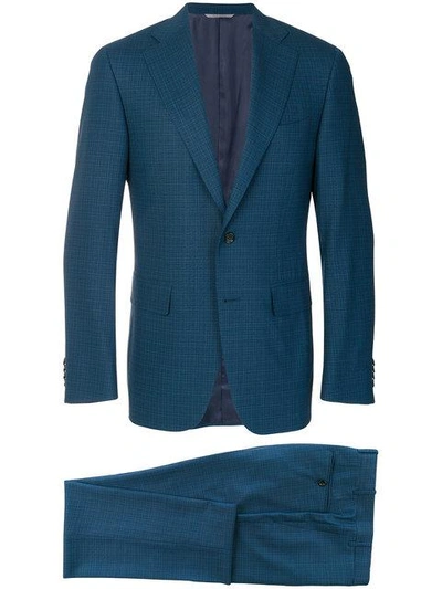 Shop Canali Formal Suit In Blue