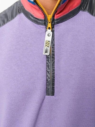 Shop Lanvin Colourblock Short Sleeve Pullover