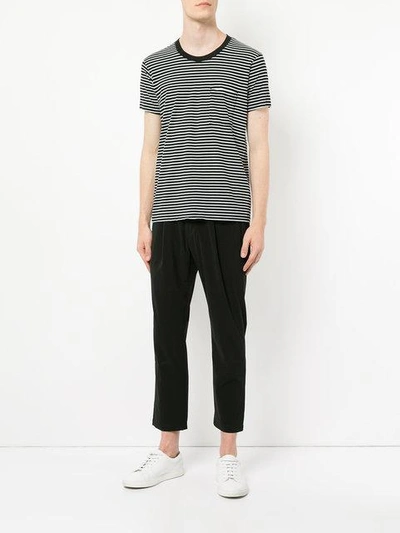 Shop Attachment Striped Fitted T-shirt