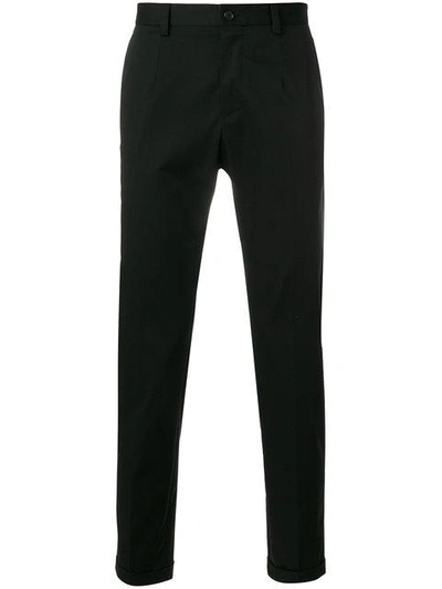 Shop Dolce & Gabbana Tailored Trousers In Black