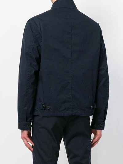 Shop Polo Ralph Lauren Mockneck Zipped Jacket - Blue