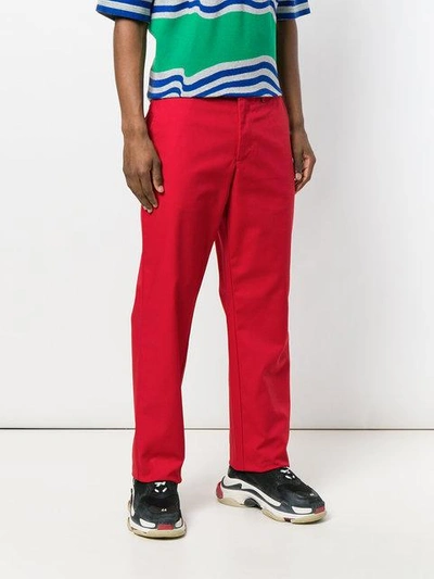 Shop Napa By Martine Rose Casual Chinos In Red