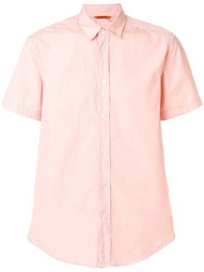 Shop Barena Venezia Short Sleeved Shirt In Pink & Purple