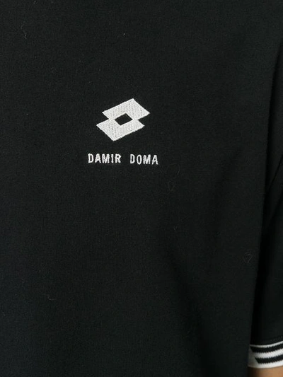 Shop Damir Doma X Lotto Logo Patch T In Black