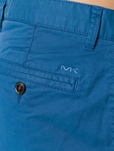 Shop Michael Michael Kors Slim-fit Chino Shorts - Blue