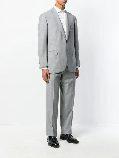 Shop Brioni Loose Fit Suit - Grey