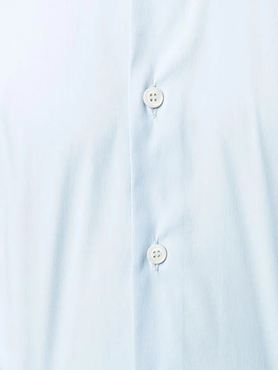 Shop Prada Classic Shirt In Blue