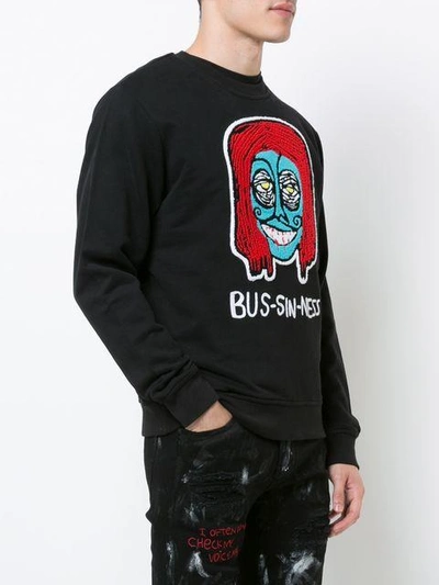 Haculla Bus-sin-ness Sweatshirt In Black