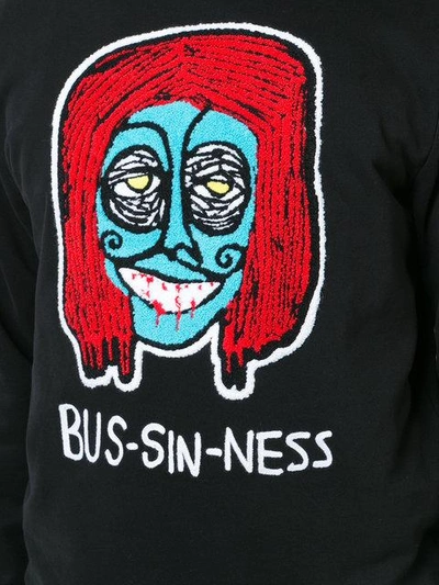 Haculla Bus-sin-ness Sweatshirt In Black
