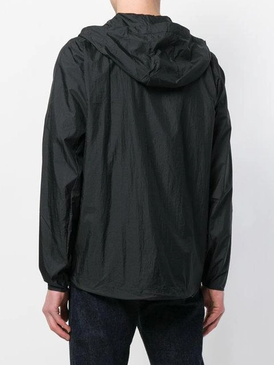 Shop Patagonia Zipped Hooded Jacket In Black