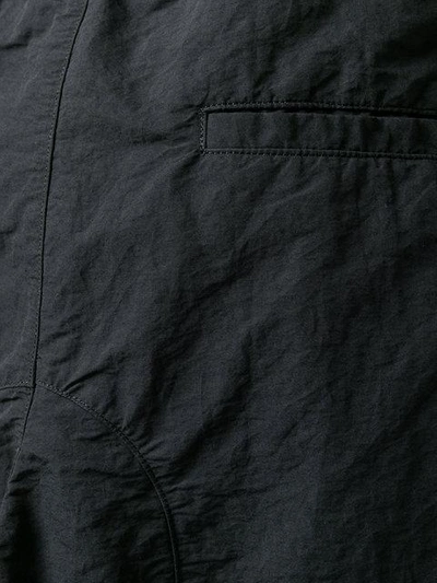 Shop Stone Island Shadow Project Elastic Waist Shorts In Black