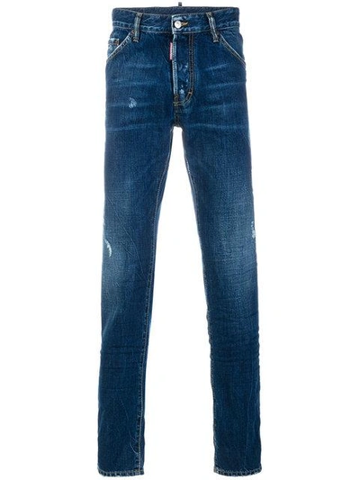 Shop Dsquared2 Cool Guy Jeans In 470 Navy