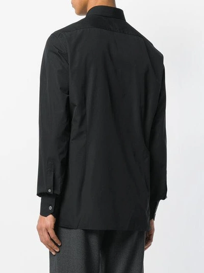 Shop Lanvin Front Buttoned Shirt In Black