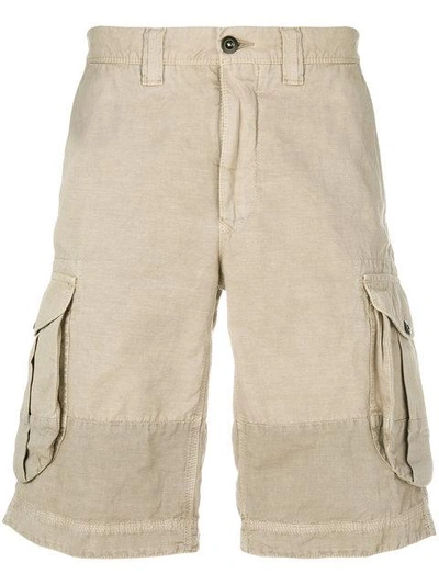 Shop Incotex Cargo Shorts - Neutrals