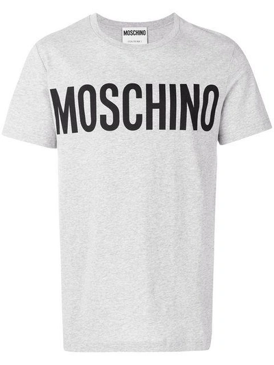 Shop Moschino Logo Print T-shirt