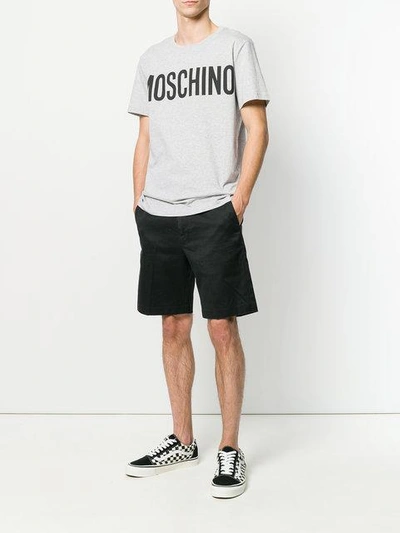 Shop Moschino Logo Print T-shirt