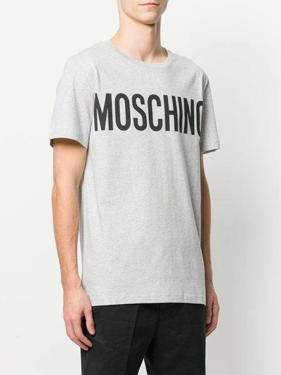 Shop Moschino Logo Print T-shirt