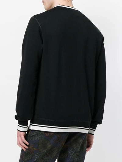 Shop Dolce & Gabbana Crown Logo Sweatshirt In Black