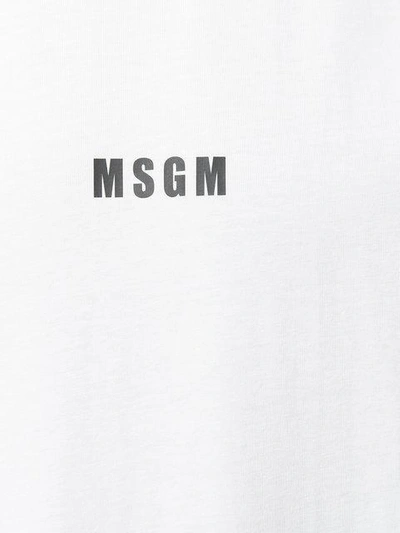 Shop Msgm Logo Print Sweatshirt