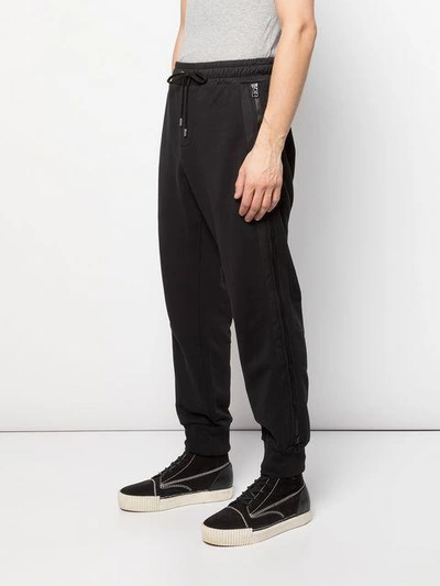 Shop Public School Elasticated Waist Track Pants In Black