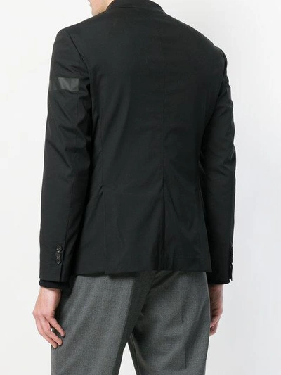 Shop Neil Barrett Block Stripe Blazer