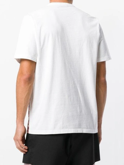 Shop Marni Contrast Panel T-shirt - White