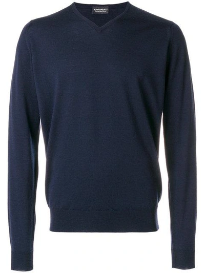 Shop John Smedley Classic Long-sleeve Sweater