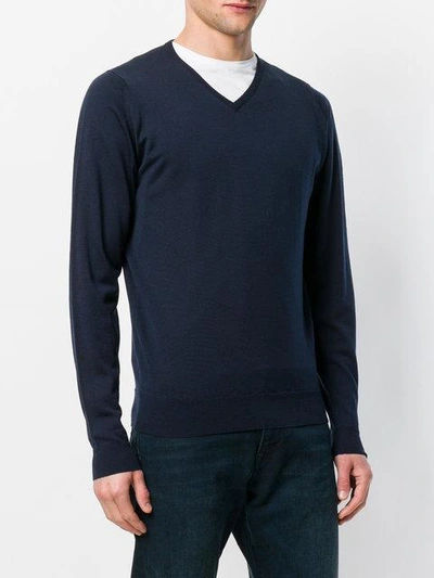 Shop John Smedley Classic Long-sleeve Sweater