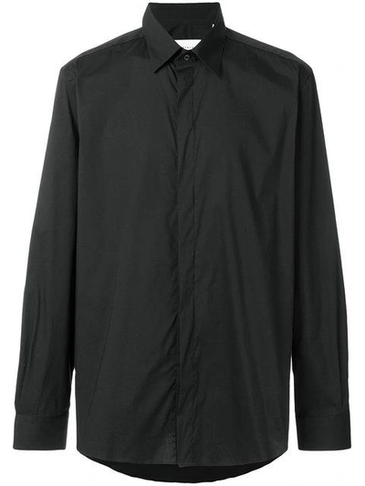 Shop Low Brand Stretch Shirt - Black