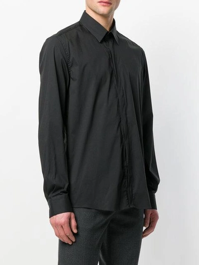 Shop Low Brand Stretch Shirt - Black
