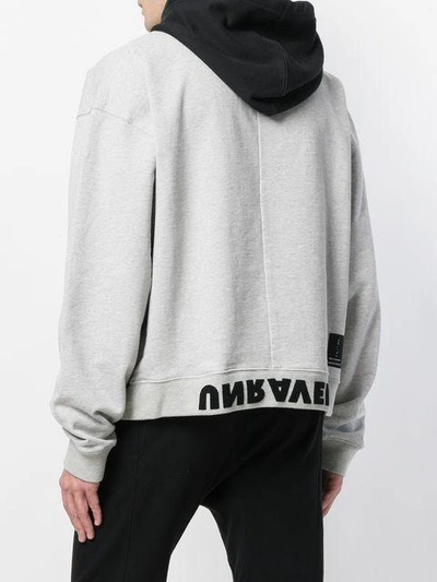 Shop Ben Taverniti Unravel Project Drawstring Hooded Sweatshirt