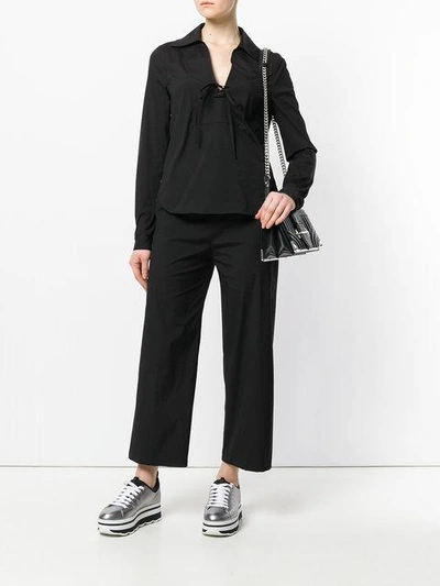 Shop Prada Relaxed-fit Pyjama Suit - Black