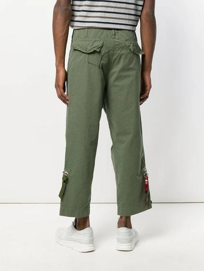 Shop Alpha Industries Fairfax X Alpha Military Trousers In Green