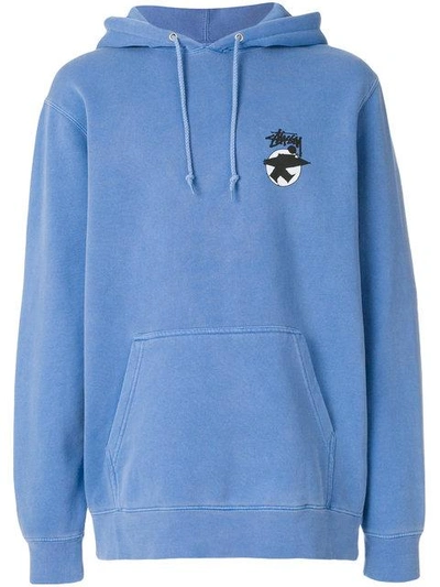 Shop Stussy Logo Print Hoodie