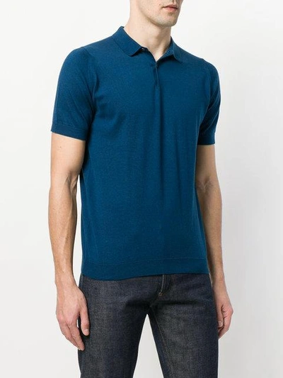 John Smedley Rhodes Knitted Polo Shirt