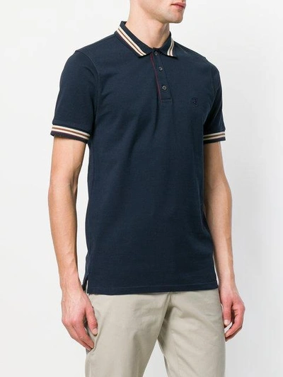 Shop Pringle Of Scotland Classic Polo Shirt In Blue