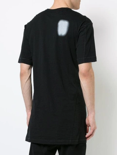 Shop 11 By Boris Bidjan Saberi Faded Print T-shirt - Black