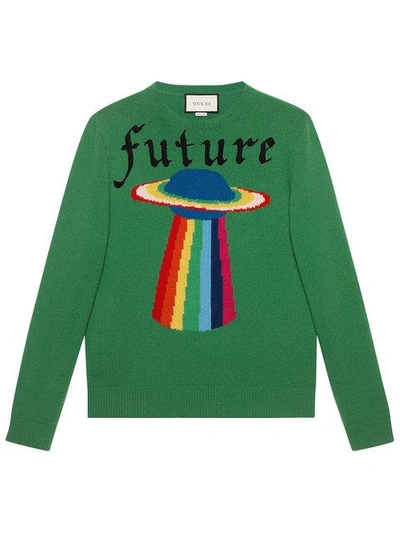 Future Self Raw Hem Pullover Hoodie - Gucci