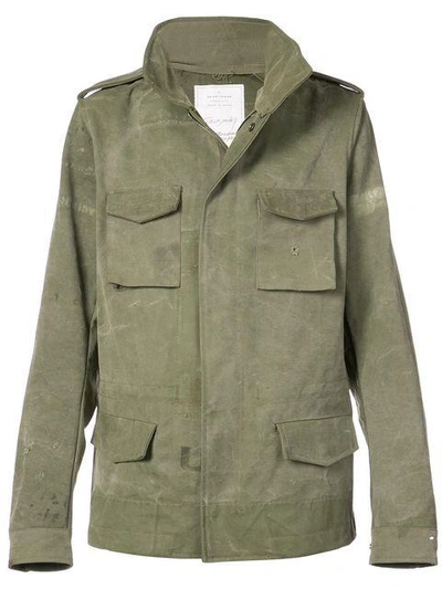 Shop Readymade Classic Field Jacket In Green