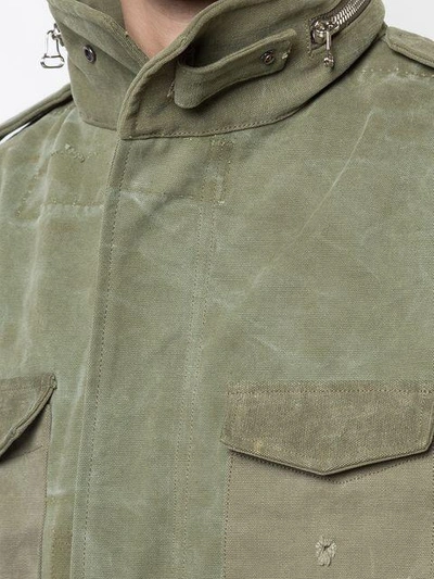 Shop Readymade Classic Field Jacket In Green
