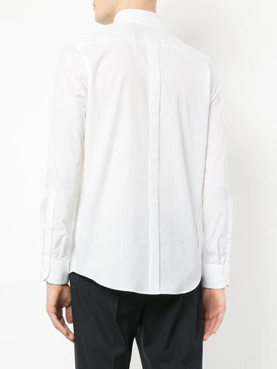 Shop Education From Youngmachines Front Placket Shirt In White