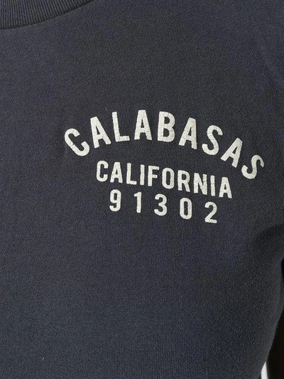 Shop Yeezy California 91302 Print T-shirt In Grey