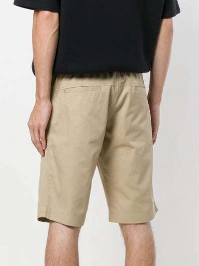 Shop Les Hommes Classic Fitted Shorts