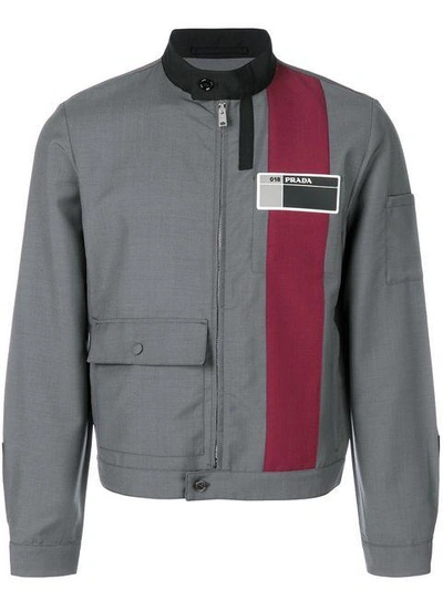Shop Prada Banded Military Jacket