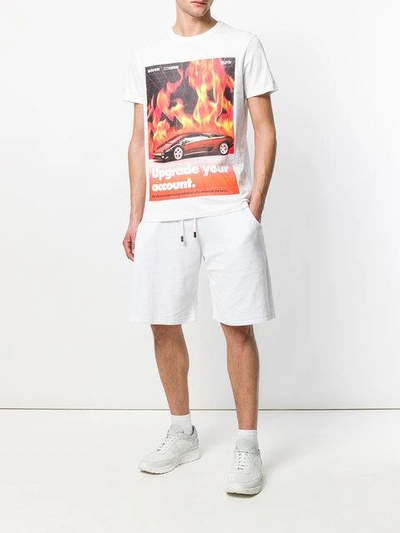 Shop Blood Brother Flames T In White