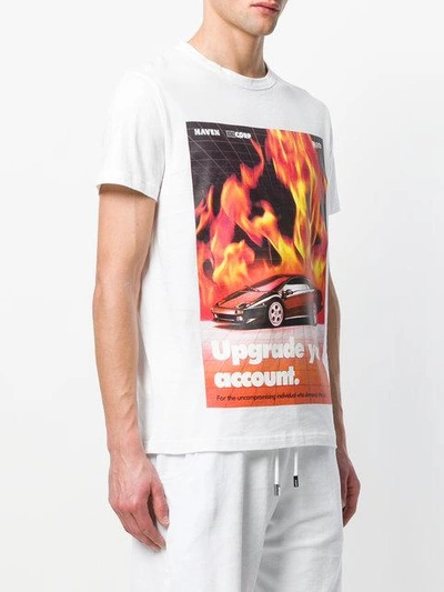 Shop Blood Brother Flames T In White