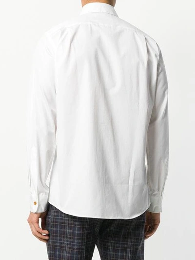 Shop Vivienne Westwood Two Button Krall Shirt In White