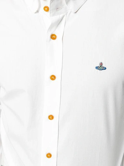 Shop Vivienne Westwood Two Button Krall Shirt In White