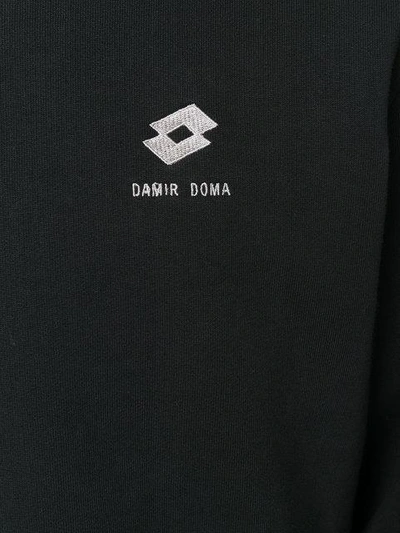 Shop Damir Doma X Lotto Werno Sweatshirt - Black