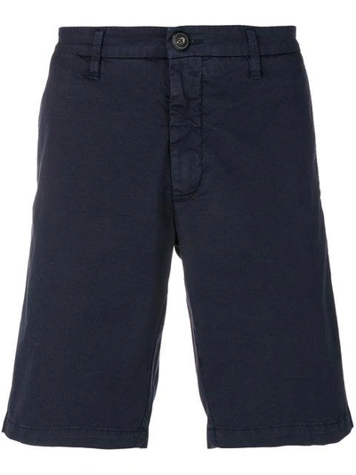 Shop Eleventy Knee-length Chino Shorts In Blue